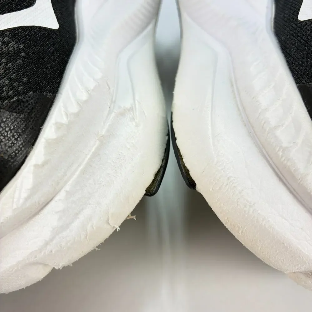 HOKA One One Mach 6 Black White Road Running Shoes 1147810 BWHT Womens Size 8.5B